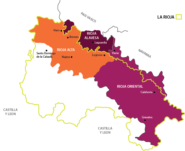 Rioja Spain Map